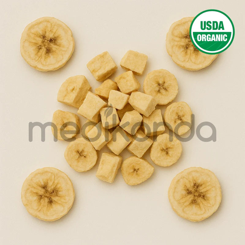 Freeze Dried Banana Fruit Slices Chunks