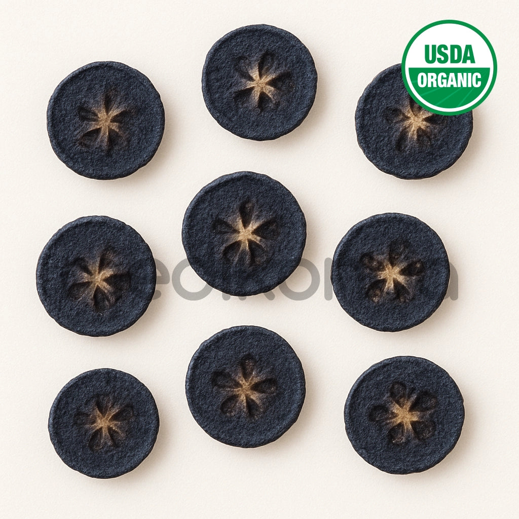 Freeze Dried Blueberry Fruit Slices for Ice Cream, Juice and Smoothie Toppings