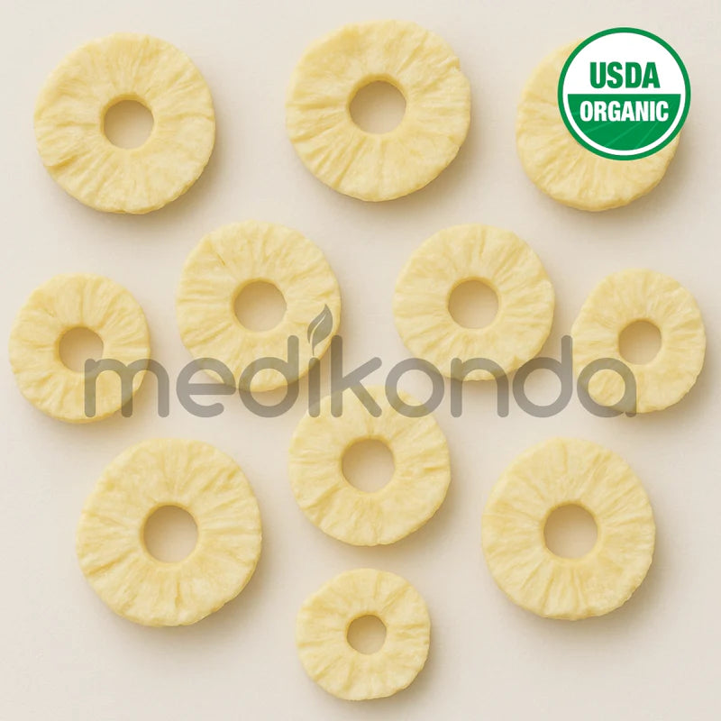 Freeze Dried Pineapple Fruit Slices for Ice Cream, Juice and Smoothie Toppings