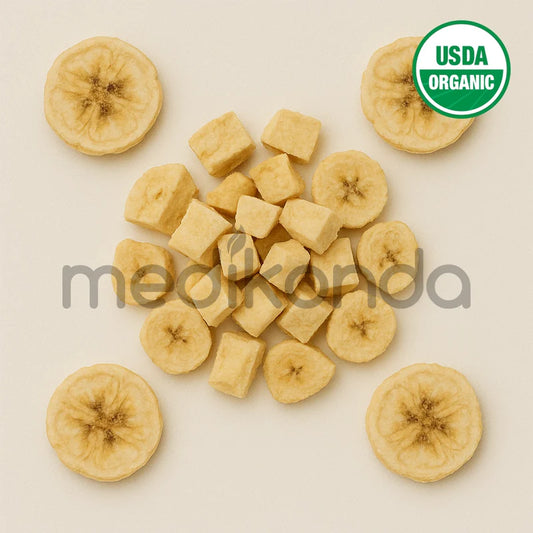 Freeze Dried Banana Fruit Slices Chunks