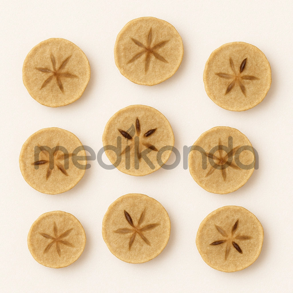 Freeze Dried Chikoo Sapodilla Fruit Slices for Ice Cream, Juice and Smoothie Toppings