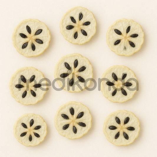 Freeze Dried Custard Apple Fruit Slices for Ice Cream, Juice and Smoothie Toppings