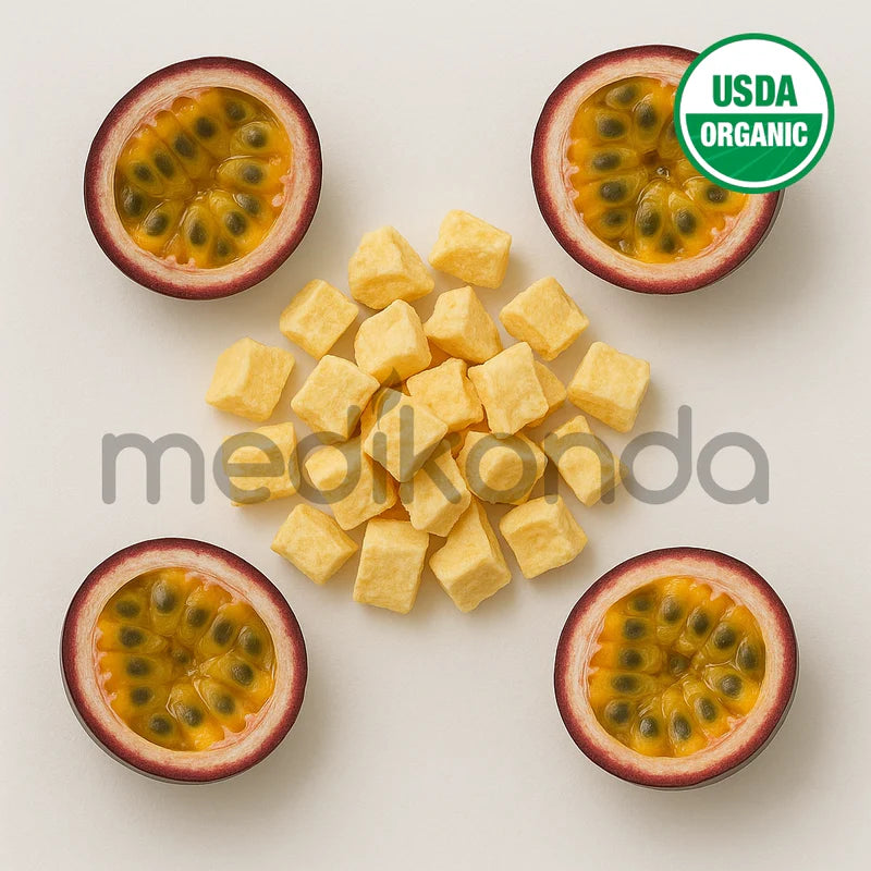 Freeze Dried Passion Fruit Slices Chunks